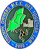 Triumph Get Together motorcycle rally badge from Jean-Francois Helias