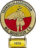 Trommelslager motorcycle rally badge from Hans Veenendaal