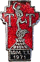 TT motorcycle race badge from Jean-Francois Helias