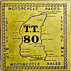 TT motorcycle race badge from Jean-Francois Helias