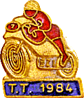 TT motorcycle race badge from Jean-Francois Helias