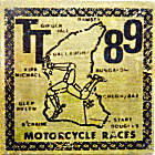 TT motorcycle race badge from Jean-Francois Helias