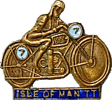 TT  motorcycle race badge from Jean-Francois Helias