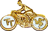 TT  motorcycle race badge from Jean-Francois Helias