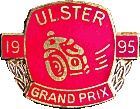 Ulster GP motorcycle race badge from Jean-Francois Helias