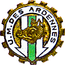 UM des Ardennes motorcycle club badge from Jean-Francois Helias