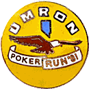 UMRON Poker motorcycle run badge from Jean-Francois Helias