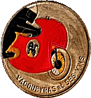 Vacqueyras motorcycle rally badge from Jean-Francois Helias