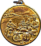 Vaison La Romaine motorcycle rally badge from Jean-Francois Helias