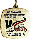 Valsesia motorcycle rally badge from Jean-Francois Helias