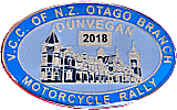 VCC Otago Branch motorcycle rally badge from Jean-Francois Helias