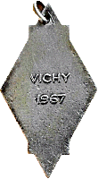 Vichy motorcycle rally badge from Jean-Francois Helias