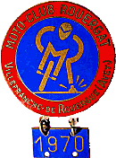 Villefranche-de-Rouergue motorcycle rally badge from Jean-Francois Helias