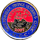 Vintage Veteran & Classic motorcycle rally badge