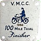 VMCC motorcycle run badge from Jean-Francois Helias