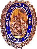 Banbury motorcycle run badge from Jean-Francois Helias