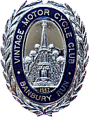 Banbury motorcycle run badge from Jean-Francois Helias