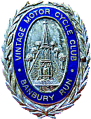 Banbury motorcycle run badge from Jean-Francois Helias