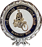 VMCC Banbury Run motorcycle run badge from Jean-Francois Helias