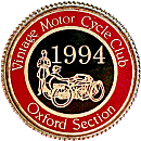 VMCC Oxford Section motorcycle club badge from Jean-Francois Helias