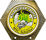 Waldgeister motorcycle rally badge from Jean-Francois Helias