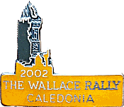 Wallace motorcycle rally badge from Jean-Francois Helias