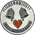 Wedding Bells motorcycle rally badge from Russ Shand