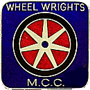 Wheel Wrights MCC motorcycle club badge from Jean-Francois Helias