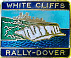 White Cliffs motorcycle rally badge from Nigel Woodthorpe