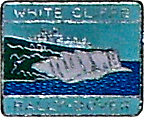 White Cliffs motorcycle rally badge from Nigel Woodthorpe