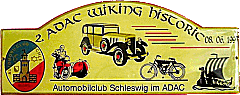 Wiking Historic AC Schleswig motorcycle rally badge from Jean-Francois Helias