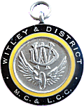 Witley & DMC&LCC motorcycle club badge from Jean-Francois Helias