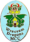 Wrecsam Dragons MCC motorcycle club badge from Jean-Francois Helias