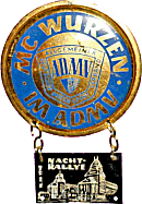 Wurzen Nachte motorcycle rally badge from Jean-Francois Helias