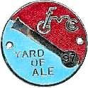 Yard Of Ale motorcycle rally badge from Ted Trett