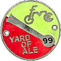 Yard Of Ale motorcycle rally badge from Ted Trett