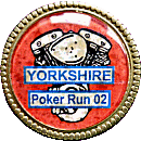 Yorkshire Poker motorcycle run badge from Jean-Francois Helias