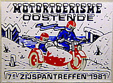 Zijspan motorcycle rally badge from Jean-Francois Helias