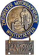 Zweibrucker motorcycle rally badge from Jean-Francois Helias