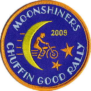 Chuffin Good motorcycle rally badge