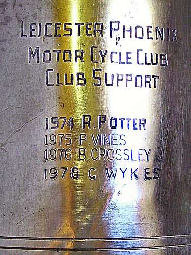 Club Support pewter tankard