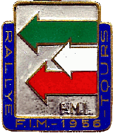 FIM Rallye motorcycle rally badge from Jean-Francois Helias