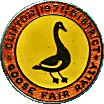 Goose Fair motorcycle rally badge from Ben Crossley