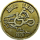 Jumbo (F) motorcycle run badge from Jean-Francois Helias