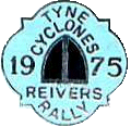 Reivers motorcycle rally badge from Jan Heiland