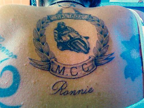 Natalies tattoo of the Saltbox emblem